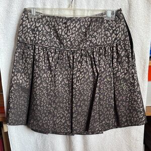 SHIMMERY Leopard Print Skirt